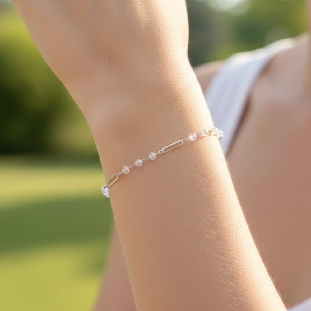 "Trendy Handmade Bracelet – A Stylish Gift for Women & Girls, MAR091401